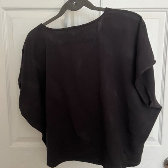 Field Day Dolman Top in Black Challis - Picture 4 of 6